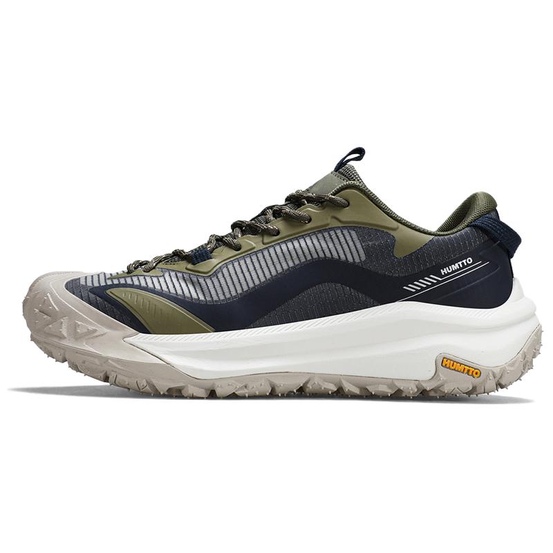 HUMTTO Slip Resistant Abrasion Resistant Low top Outdoor Shoes Men’s Khaki Green