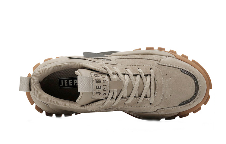 JEEP SPIRIT Slip Resistant, Abrasion Resistant, Waterproof, Height Increasing Mid top Outdoor Shoes Men’s Sand