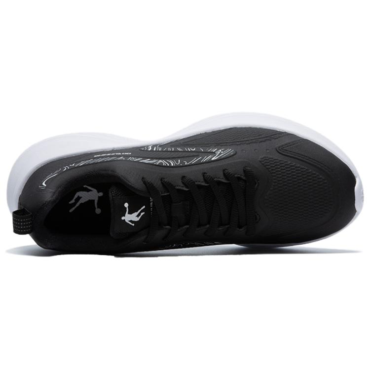 QIAODAN Cushioning Slip Resistant Abrasion Resistant Low top Running Shoes Men’s Black