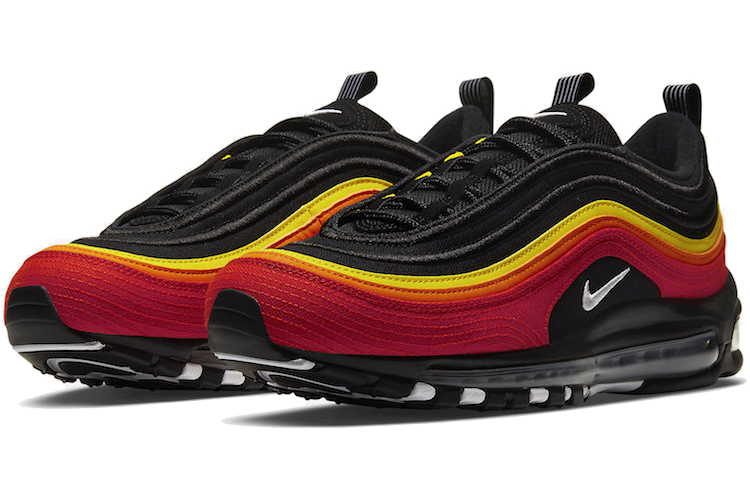 Nike Air Max 97 Black Chile Red Magma Orange