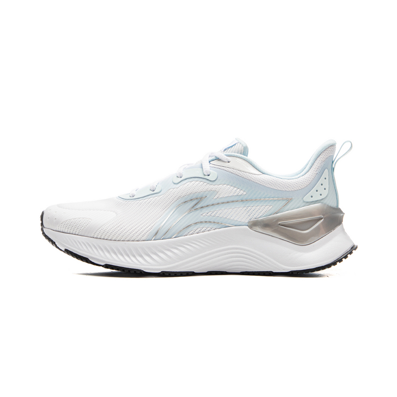 Li Ning Cushioning Abrasion Resistant Low top Casual Running Shoes Men’s Standard White