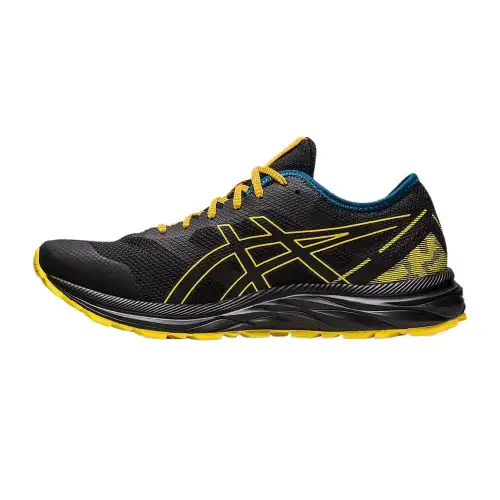 Asics Gel Excite Trail Comfortable Low top Running Shoes Men's Black Yellow