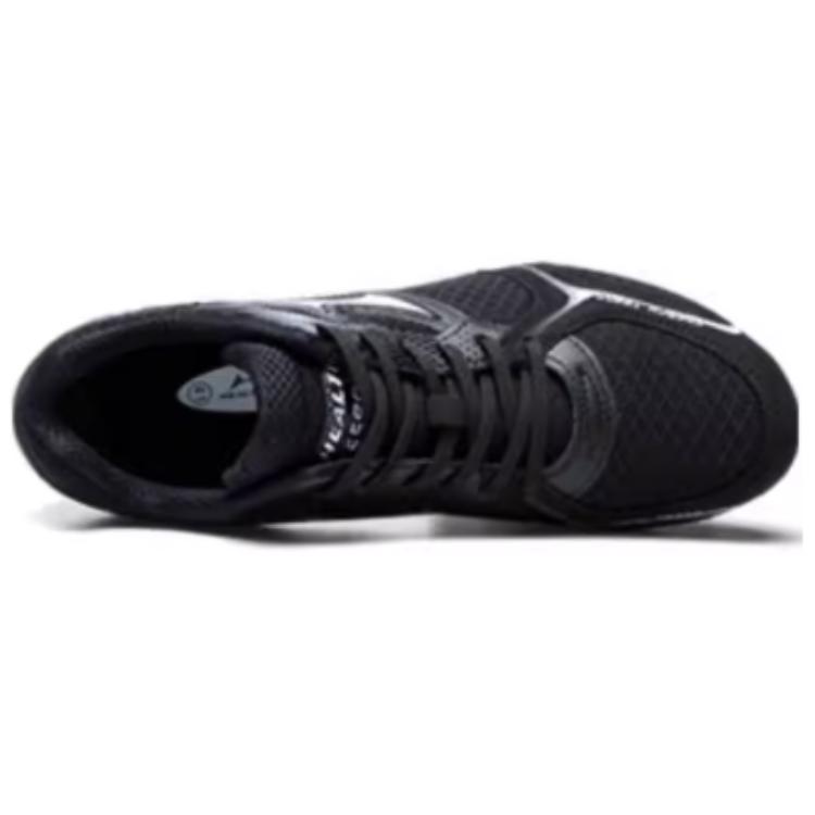 HEALTH Cushioning Slip Resistant Abrasion Resistant Running Shoes Unisex Black