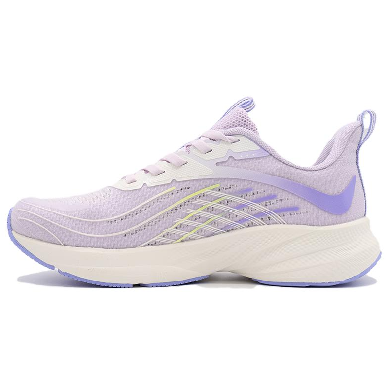 361° Comfortable And Breathable Abrasion Resistant Low top Casual Running Shoes Women’s White Purple