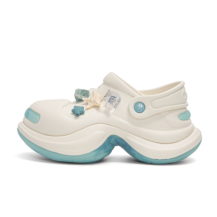 Ouder Sand Open Ended Smile Collection, Heartfelt Summer, Coastal Sand Beach, Classic Trendy Vintage Clogs Unisex