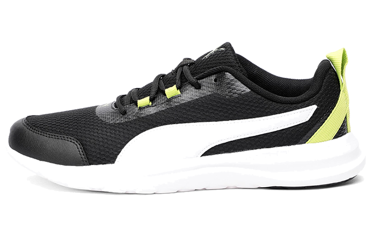 PUMA Spin IDP Low top Running Shoes Men's Black White Yellow