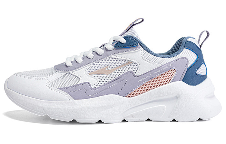 Erke Slip Resistant And Breathable Low top Running Shoes Women’s White Purple