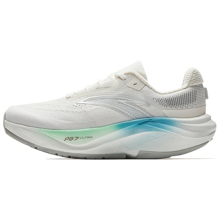 Anta Champion 4 Plus Cushioning Breathable Cushioning Breathable Low top Sprint Running Shoes Men’s Ivory White