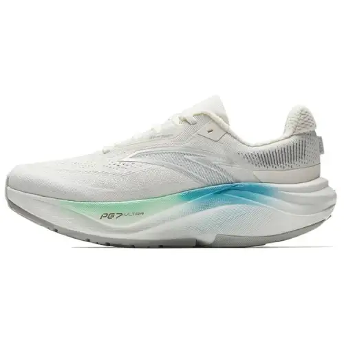 Anta Champion 4 Plus Cushioning Breathable Cushioning Breathable Low top Sprint Running Shoes Men's Ivory White