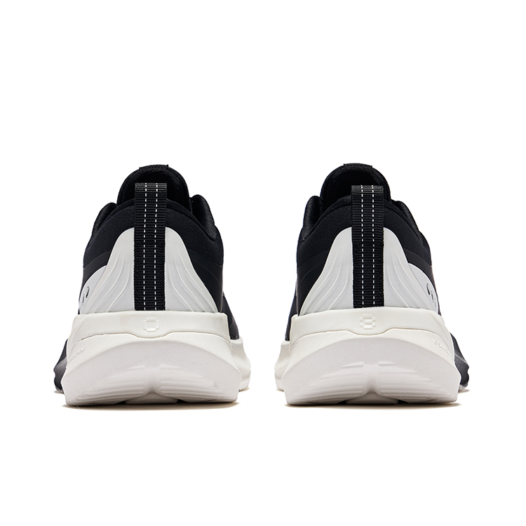 Erke Cushioning Rebound Low top City Commuting Running Shoes Men’s Jet Black Microcrystal White