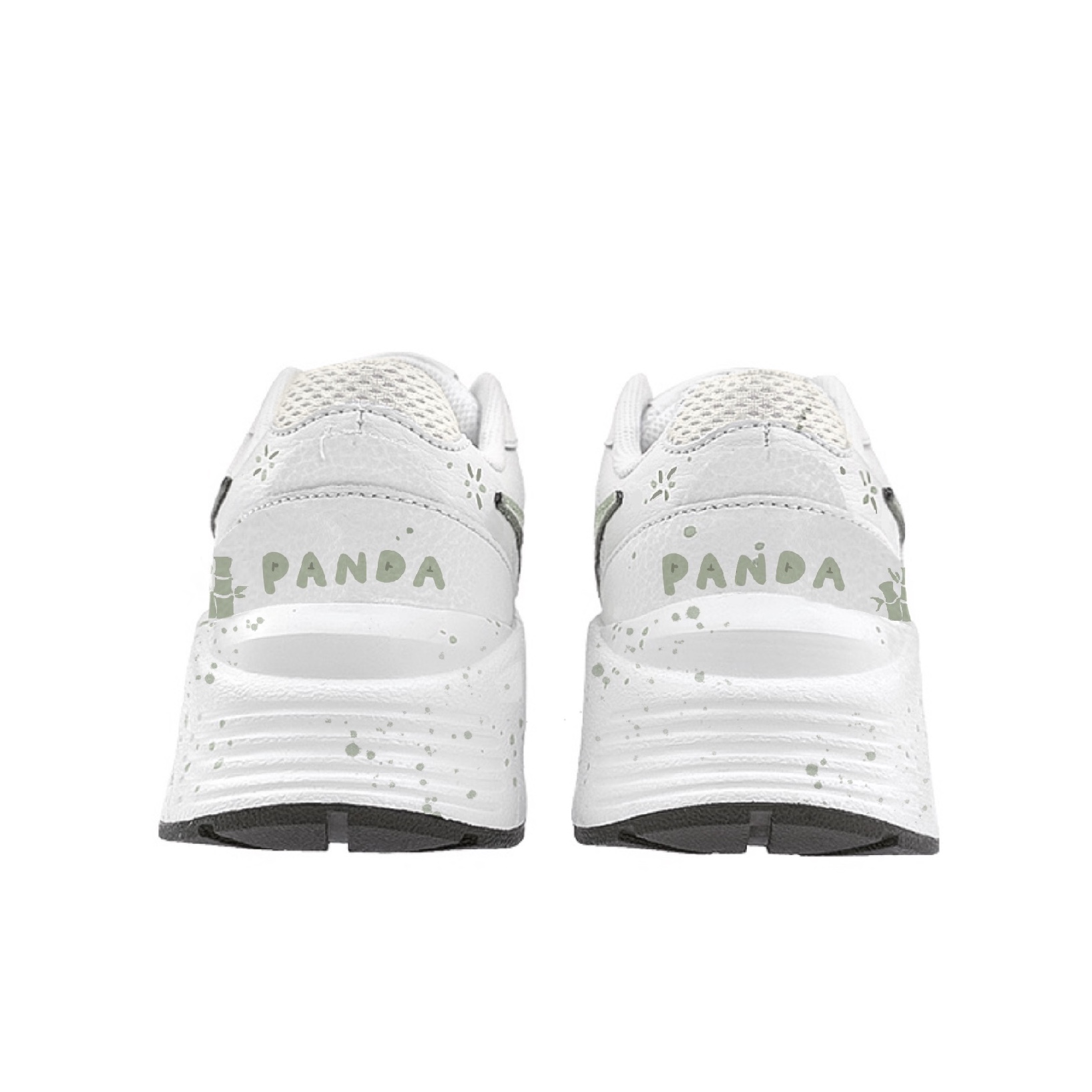 Nike Air Max Fusion Slip Resistant Abrasion Resistant Low top Running Shoes Women’s White Green