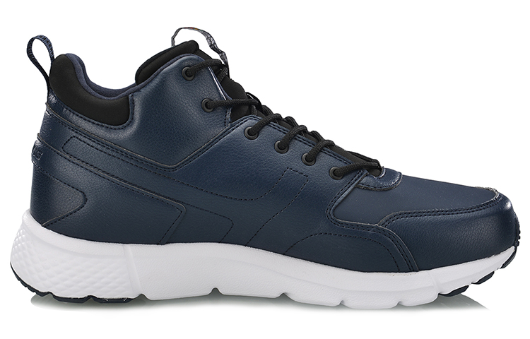 Li Ning Lightweight Mid top Running Shoes Unisex Blue White