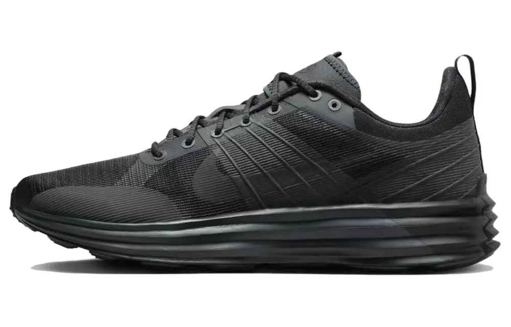 Nike Lunar Roam Breathable Low top Casual City Commuting Running Shoes Men's Black