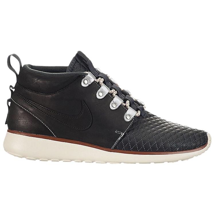 Nike Roshe Run Sneakerboot Qs Black Quilted