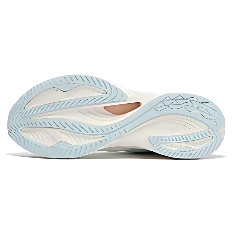 361° Comfortable And Breathable Cushioning, Wear Resistant Low top Running Shoes Women’s White Blue Orange