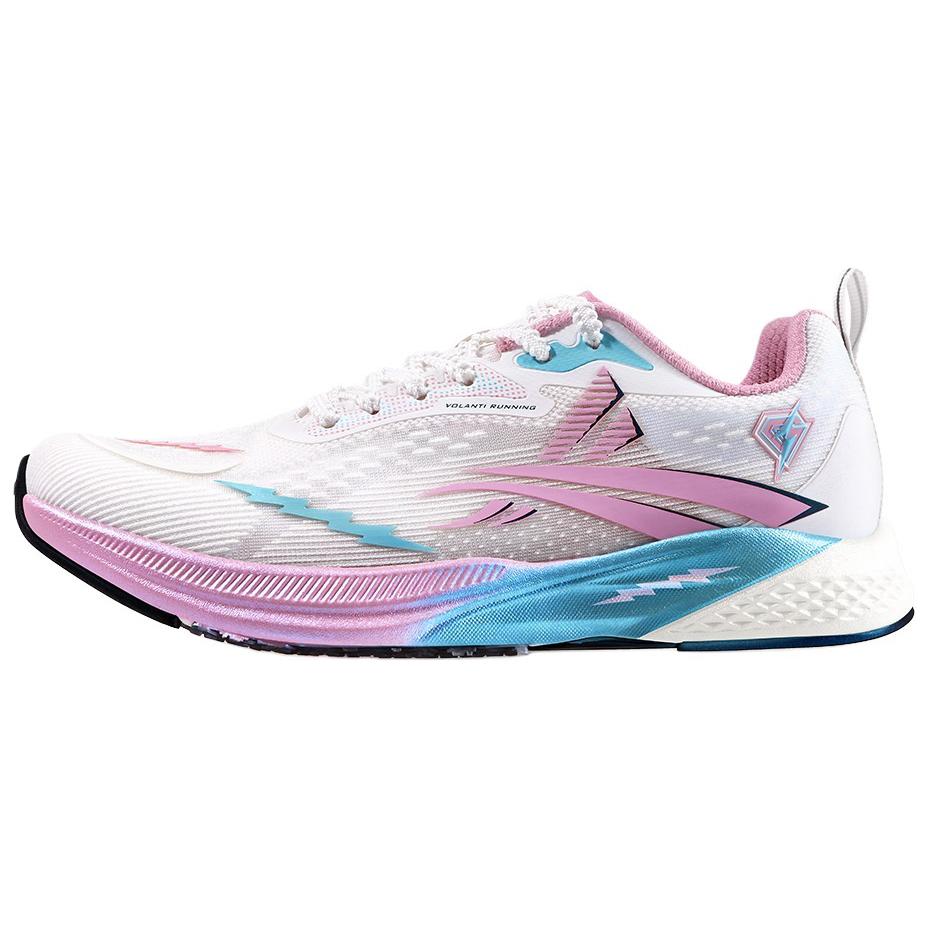 Volanti 911 Dreamy Lightning Cushioning, Wear Resistant Running Shoes Unisex White Pink