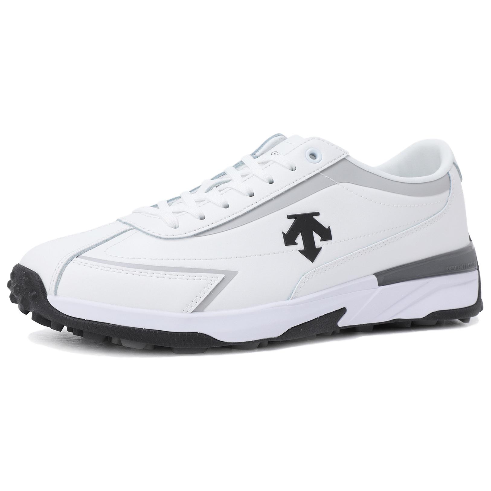 DESCENTE Chron Slip Resistant Abrasion Resistant Slip Resistant Abrasion Resistant Low top Golf Shoes Unisex White