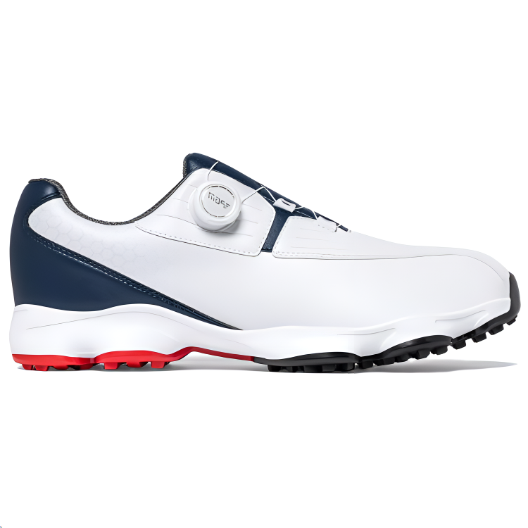 PGM Cushioning Slip Resistant Abrasion Resistant Low top Golf Shoes Men’s White Blue