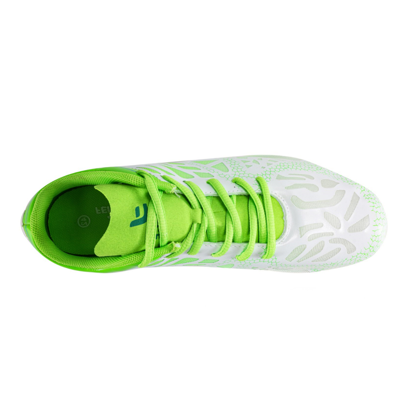 FEINECE Slip Resistant Abrasion Resistant Slip Resistant Abrasion Resistant Low top Running Shoes Unisex White Green