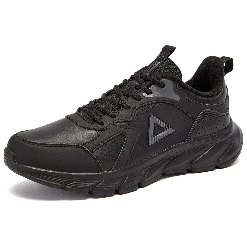 PEAK Slip Resistant Abrasion Resistant Low top Casual Running Shoes Men’s Black