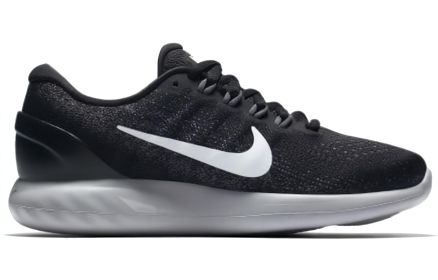 Женские кроссовки Nike Lunarglide 9 (черные) — Чёрный — фото 2