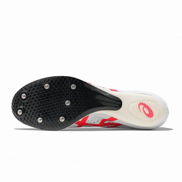 ASICS SONICSPRINT ELITE 3 Abrasion Resistant Low top Running Shoes Unisex White Red