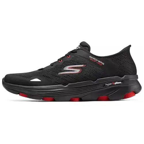 Skechers GO RUN Soft And Comfortable Low top Running Shoes Men's Black
