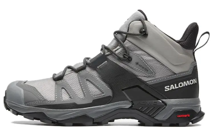 SALOMON X Ultra 4 High top Outdoor Shoes Men's Gray Black