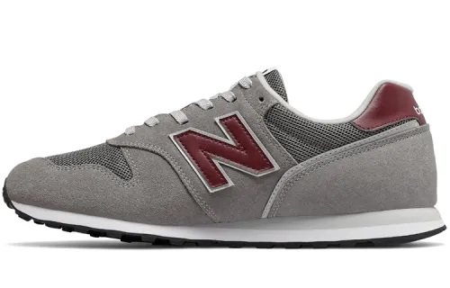 New Balance NB 373 Comfortable Low top Running Shoes Men's Gray Red D Width