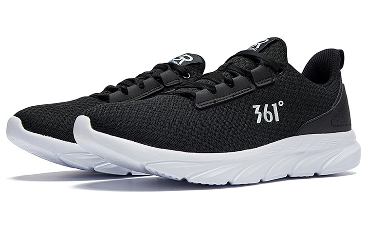 361° Fitness Breathable Low top Running Shoes Men’s Black White