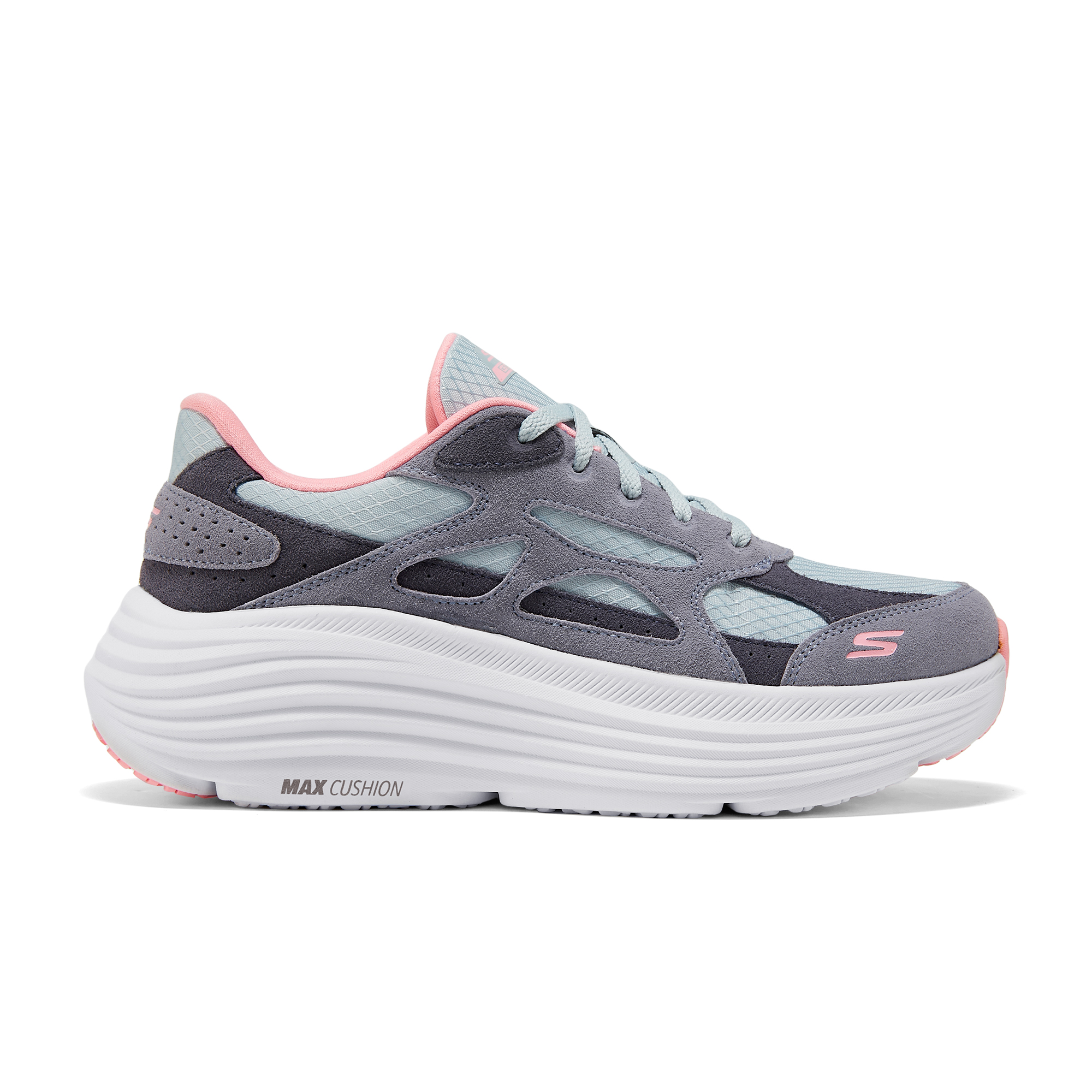 Skechers Breathable Lightweight Support Cushioning Abrasion Resistant Low top Casual Running Shoes Women’s Purple