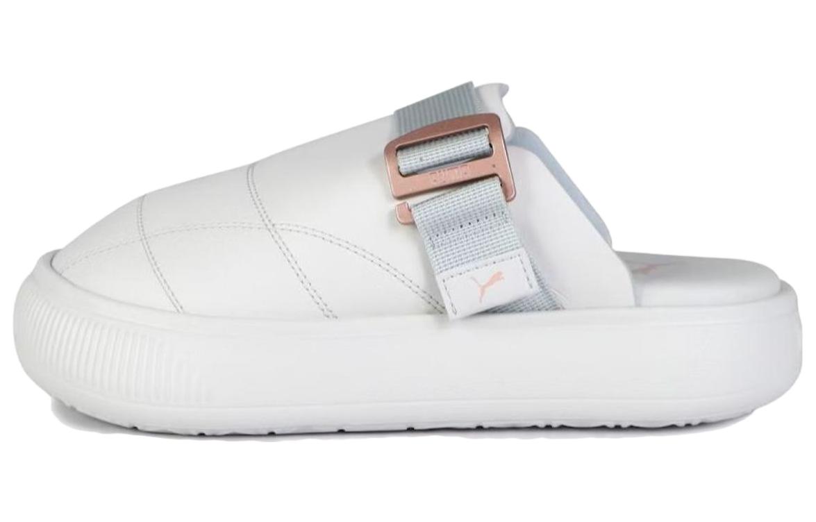 PUMA Suede Mayu Leather Mule Nimbus Cloud Women's