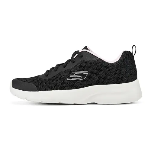 Skechers Dynamight 2.0 Comfortable Breathable Low top Casual Running Shoes Women's Black Pink