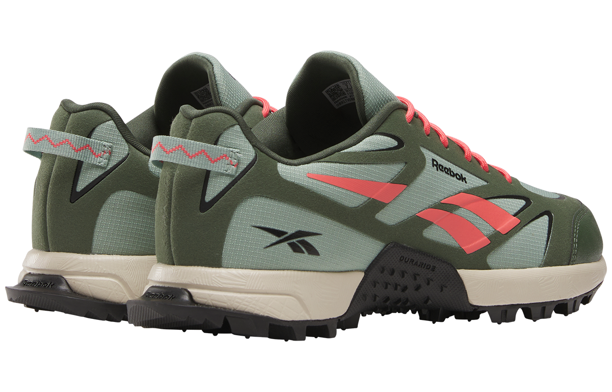 Reebok Abrasion Resistant Low top Casual Trail Running Shoes Women’s Green/Pink
