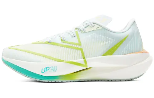 PEAK UP 30 3.0 Fabric Cushioning Slip Resistant Abrasion Resistant Rebound Low top Running Shoes Men's Aqua Blue