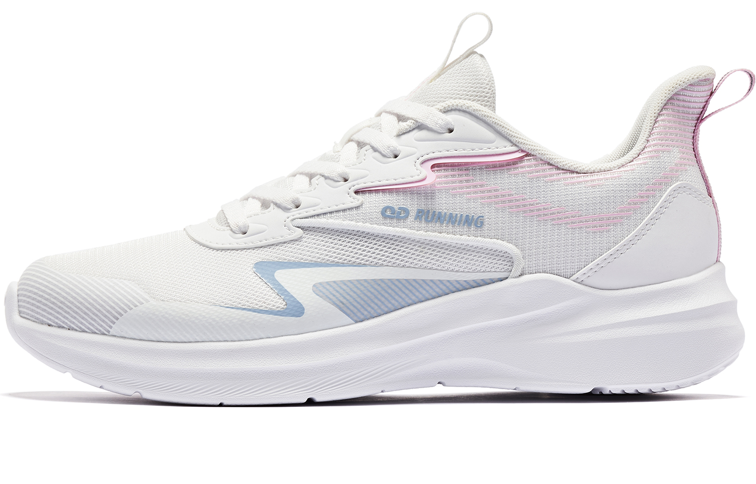 QIAODAN Mesh Slip Resistant, Abrasion Resistant, Lightweight Low top Running Shoes Women’s Pink