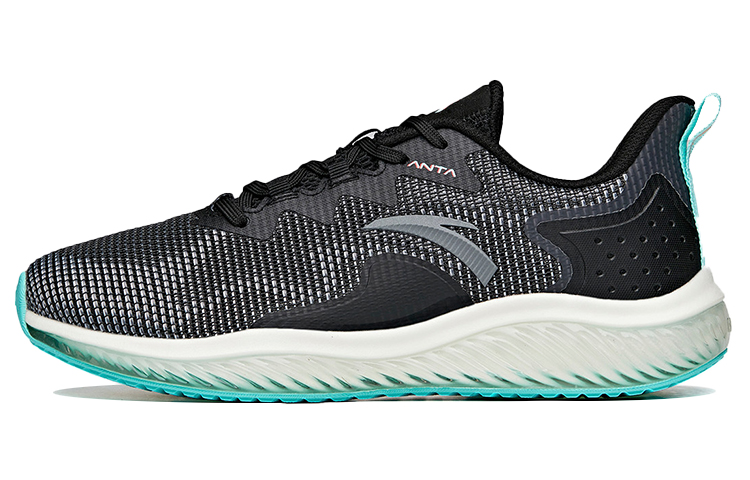 Anta Comfortable Cushioning Slip Resistant Abrasion Resistant Breathable Low top Running Shoes Men’s Dark Gray