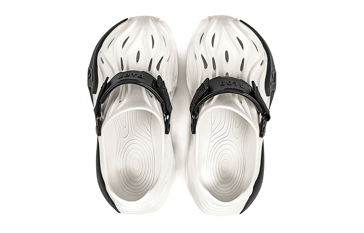 GOTO Nebula EVA Clogs Unisex Black White