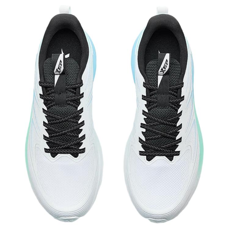 XTEP Cushioning Slip Resistant Abrasion Resistant Low top Casual Running Shoes Men’s White Blue Green
