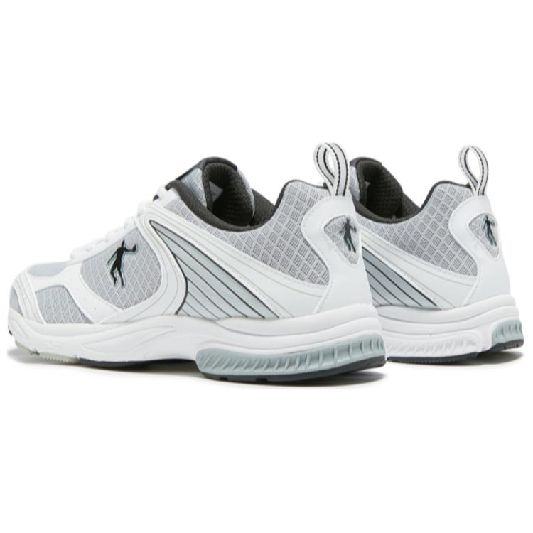 QIAODAN Abrasion Resistant Abrasion Resistant Low top Running Shoes Men’s White Black