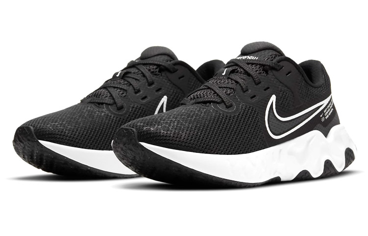 Женские кроссовки Nike Renew Ride 2 (черно-белые) — фото 3