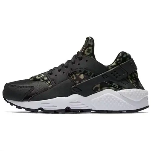 Nike Air Huarache Run Print Leopard Black Women's