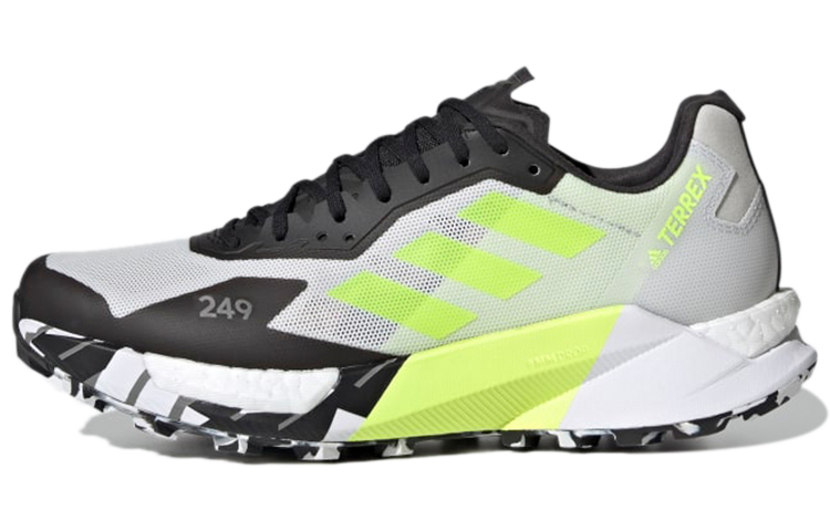 Adidas Wmns Terrex Agravic Ultra Trail 'White Solar Yellow' Women's