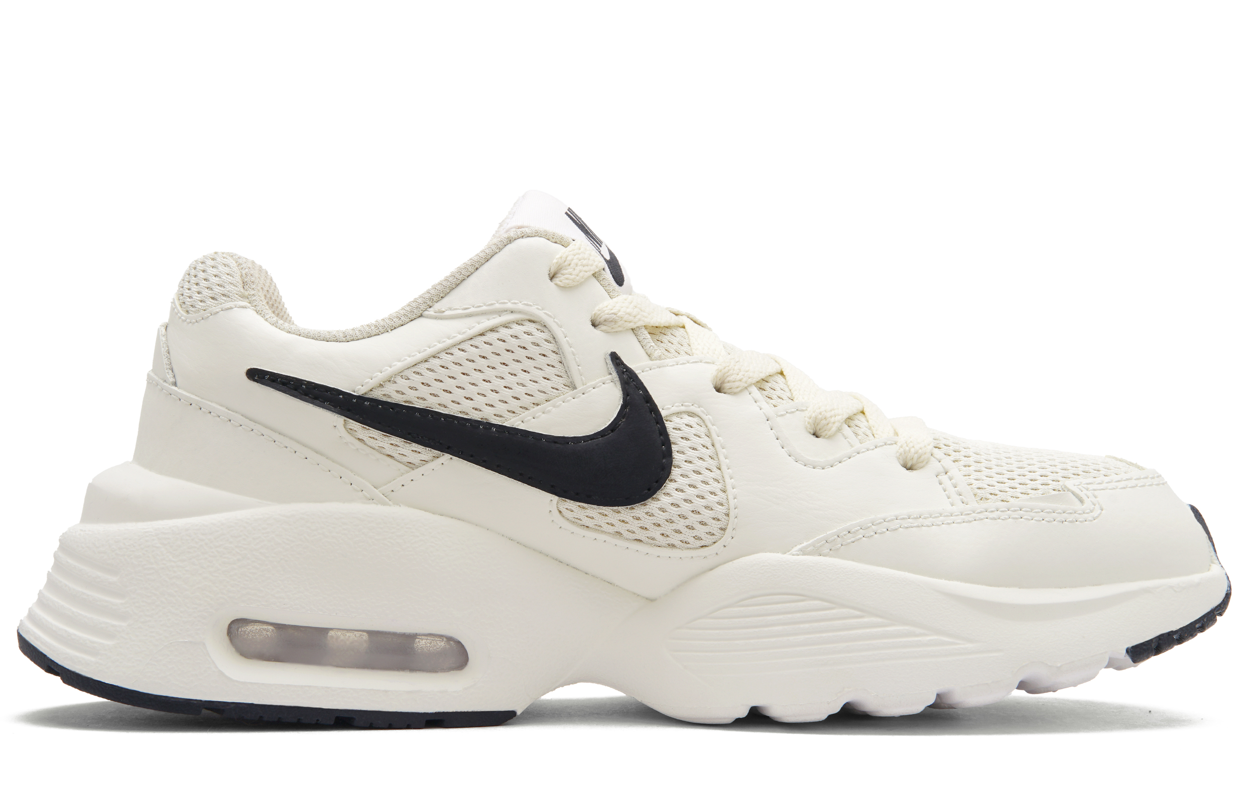 Nike Air Max Fusion Low top Running Shoes Unisex Black Rice White