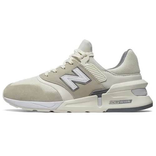 New Balance NB 997R Comfortable and lightweight low-top running shoes for men and women, light gray, D width