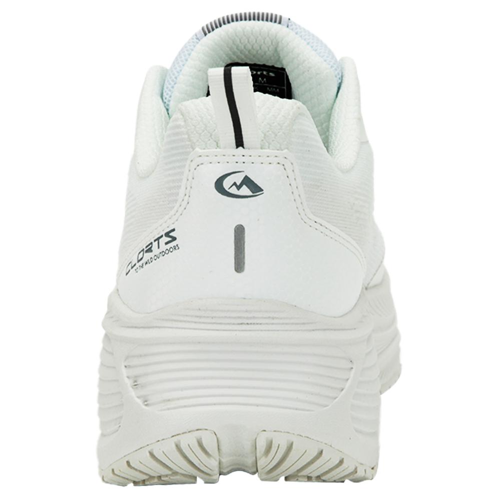 CLORTS Running Shoes Unisex Low Top White, Black