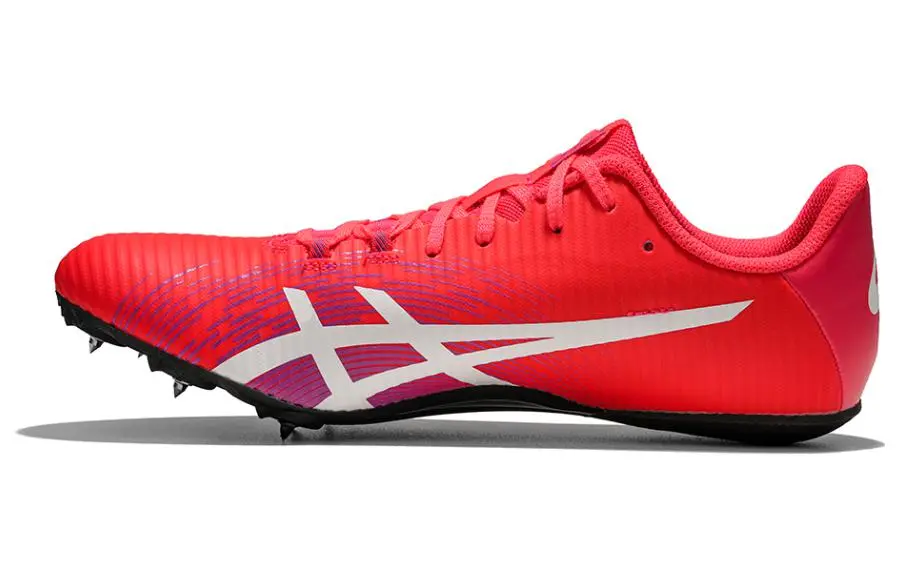 Asics HyperSprint S Abrasion Resistant Breathable Low top Running Shoes Unisex Red