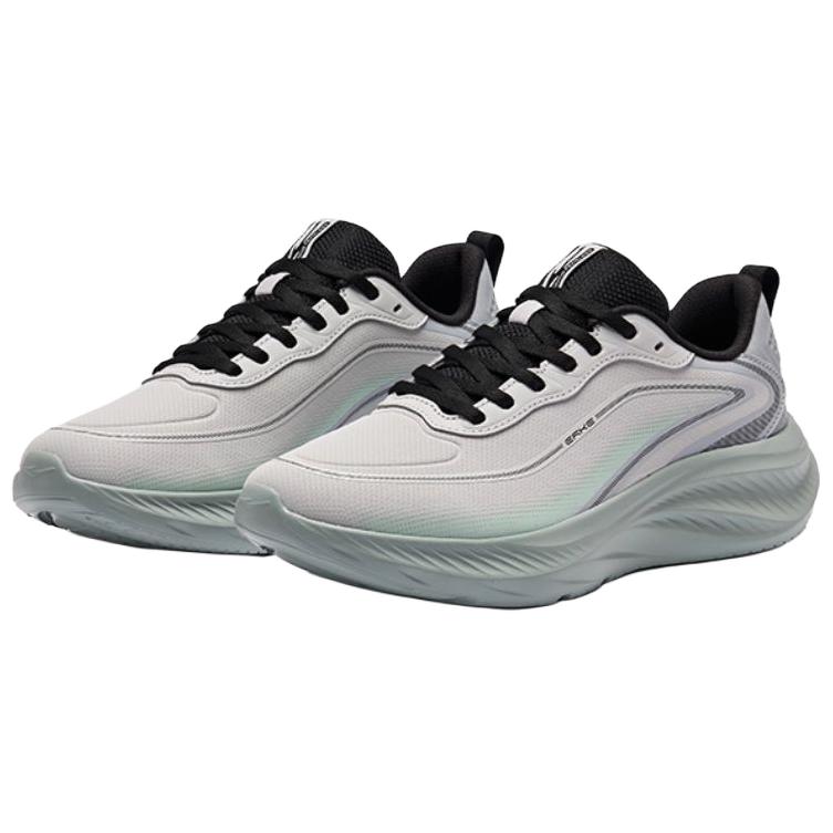 Erke Rebound Abrasion Resistant Rebound And Wear resistant Low top Racing Running Shoes Men’s Mist Gray