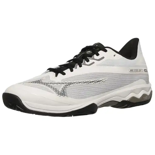 Mizuno Women's Wave Exceed Light 2 AC 'White Metallic Grey'