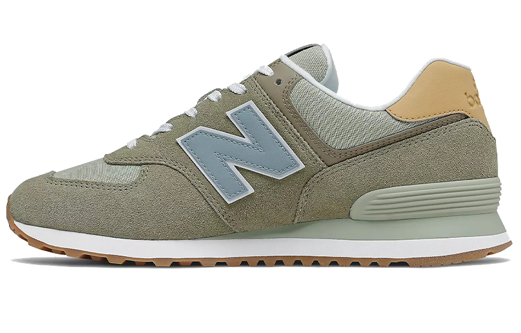 Кроссовки New Balance New Balance NB 574 (серо-зеленые) — фото 1